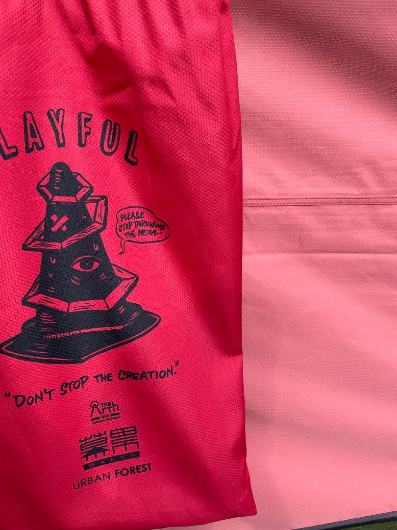 【幕男 赤】幕男3rd タープとタープ袋のみ