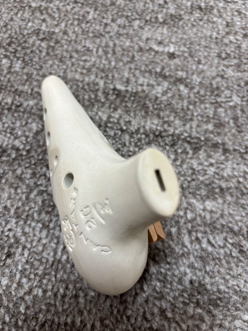 [希少]CANTATEオカリナEXシリーズcolors ホワイト　2G(SG管)