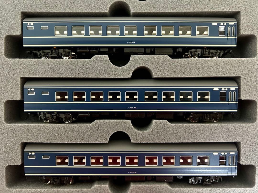 KATO 国鉄 20系 寝台特急 あさかぜ 初期編成 15両セット 全車室内照明