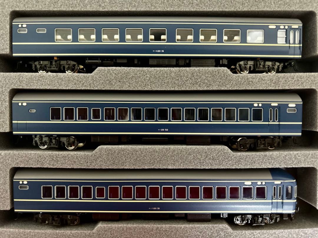 KATO 国鉄 20系 寝台特急 あさかぜ 初期編成 15両セット 全車室内照明