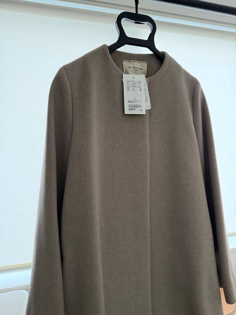 新品未使用　ユナイテッドアローズ Aライン ミドル コート ウール　34