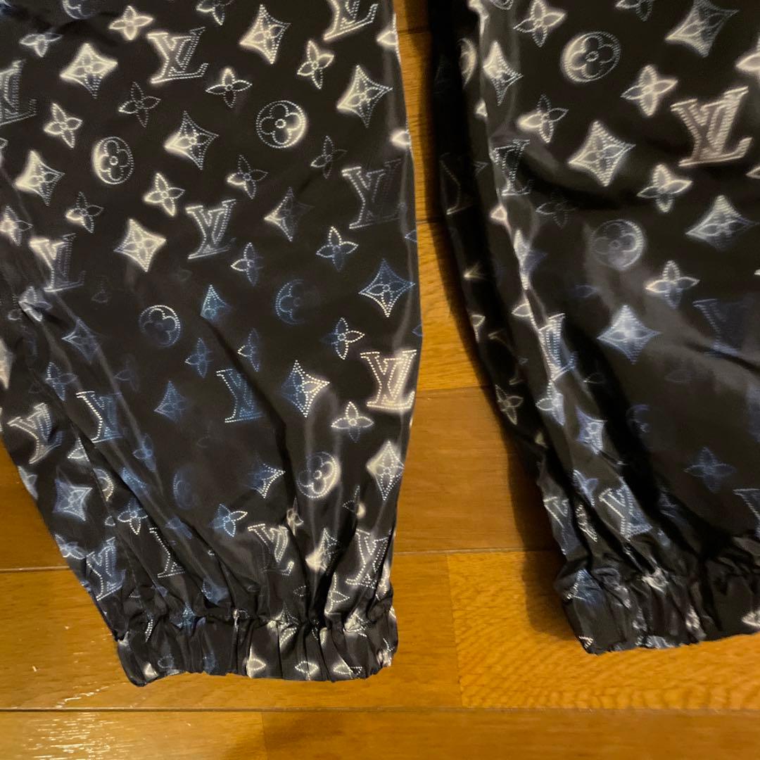 Louis Vuitton ブラック ロゴパンツ 38