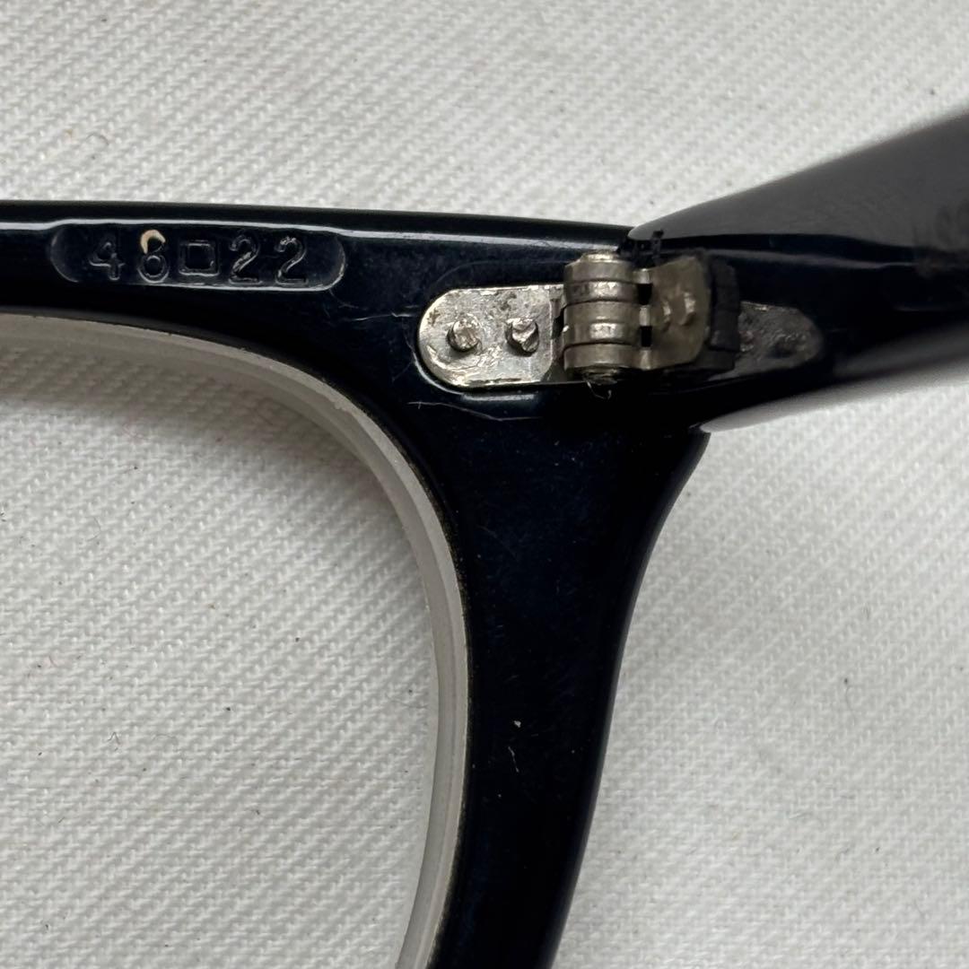 USS 48/22 GIグラス ビンテージ メガネ サングラス 眼鏡 黒 686 - メルカリ