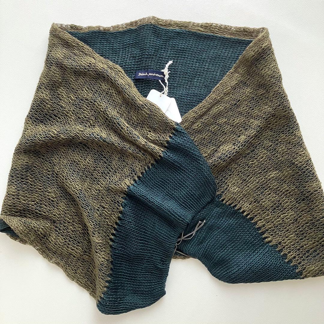 【希少タグ付き】mina perhonen ストール　マフラー