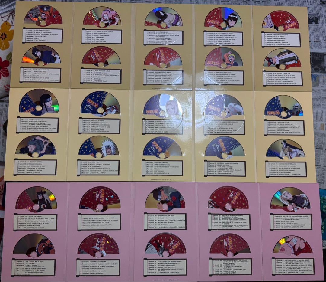 Naruto 完全リマスター版コレクターズ・エディション 海外版　DVDセット