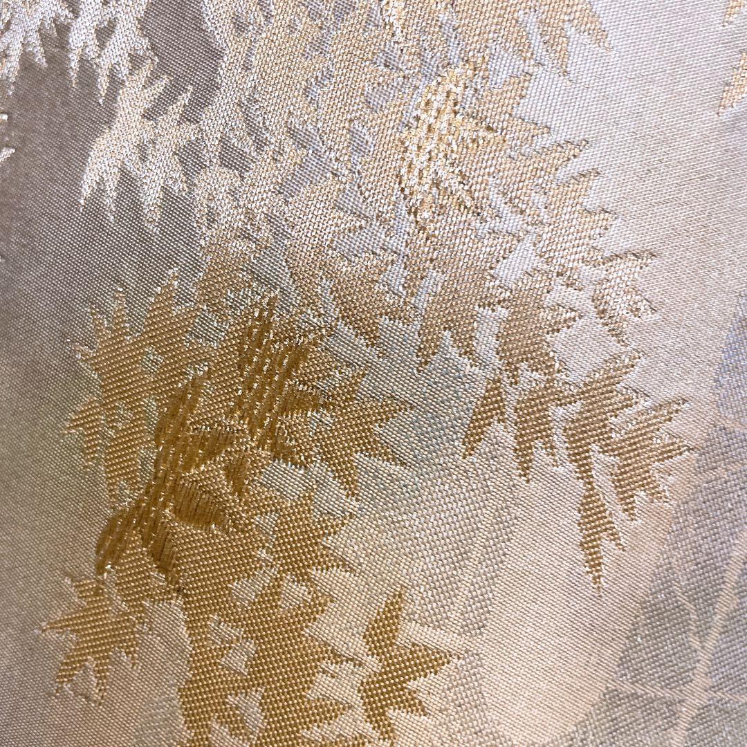 金刺繍煌めくサッシュベルト 刺繍帯 W55〜75cm 着物リメイクJ70324