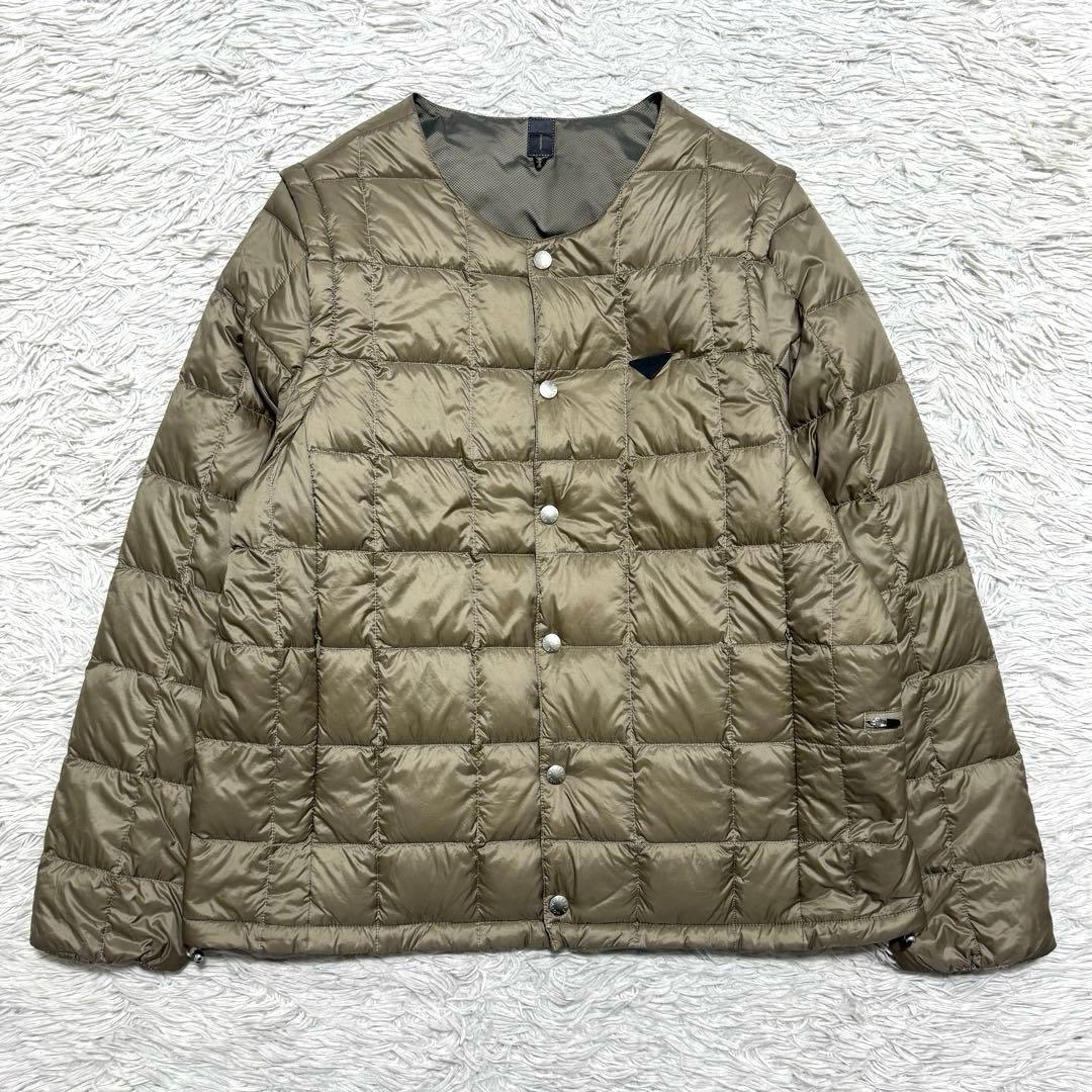 美品 XLサイズ TAION EXTRA 袖着脱 3way ダウンジャケット 送