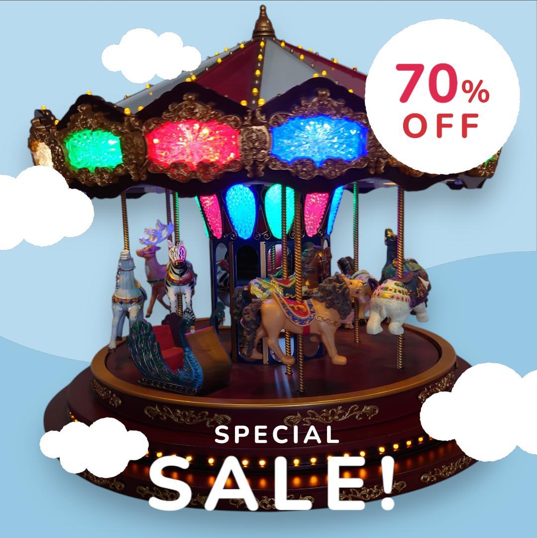 希少・格安】ミスタークリスマス メリーゴーランド（カルーセル