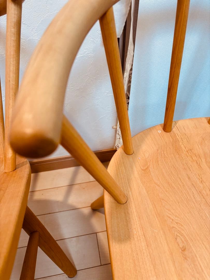 むむです。　モモナチュラル　ダイニングチェア　椅子　momoナチュラル　①