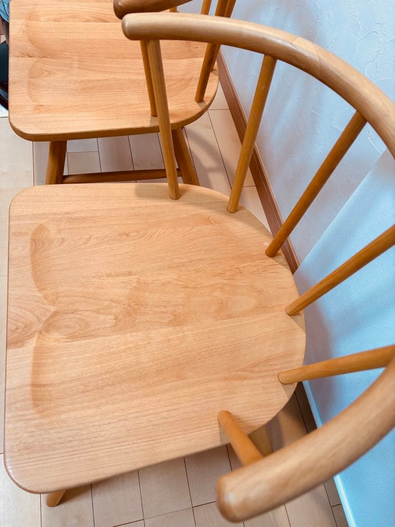 むむです。　モモナチュラル　ダイニングチェア　椅子　momoナチュラル　①