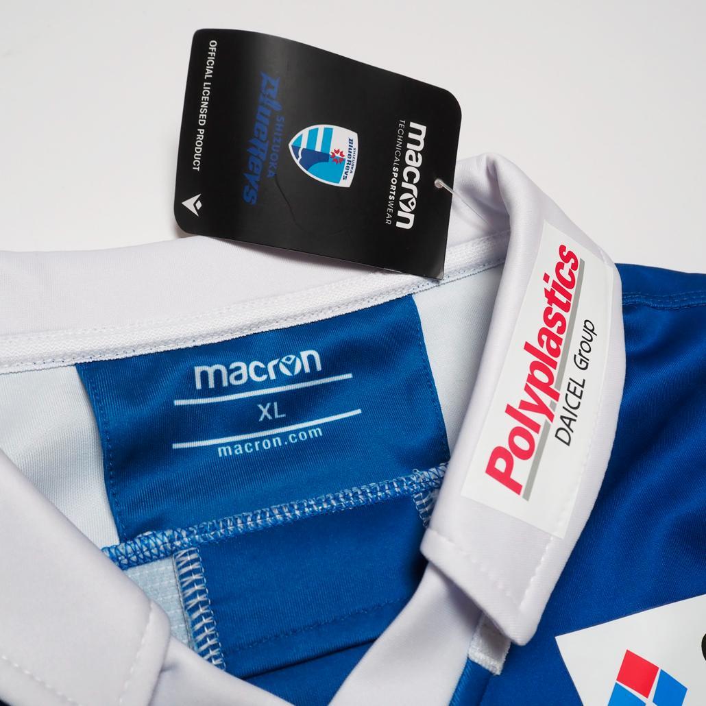 タグ付き未使用 選手直筆サイン入り静岡ブルーレヴズ1stオーセンティックジャージ