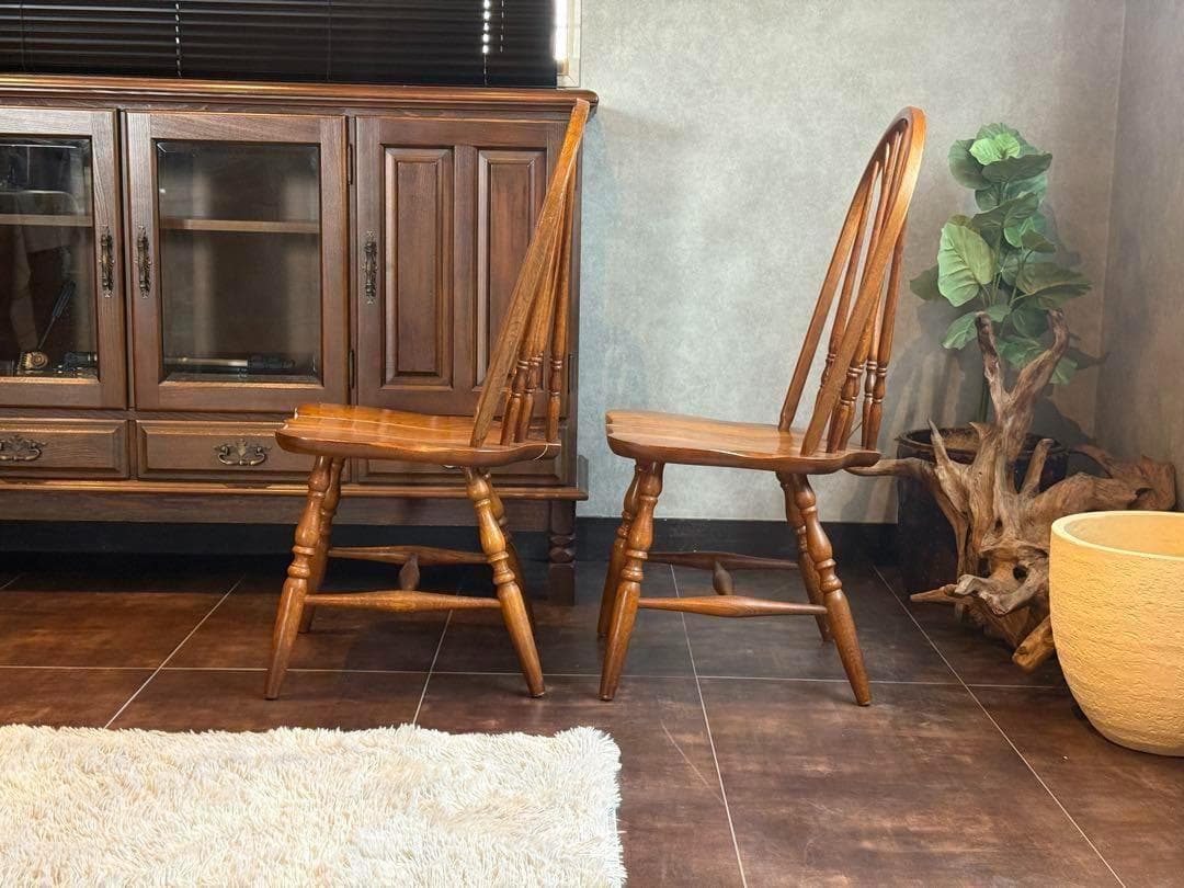 柏木工　KASHIWA ダイニング　フープバックチェア　ヴィンテージ　ISG