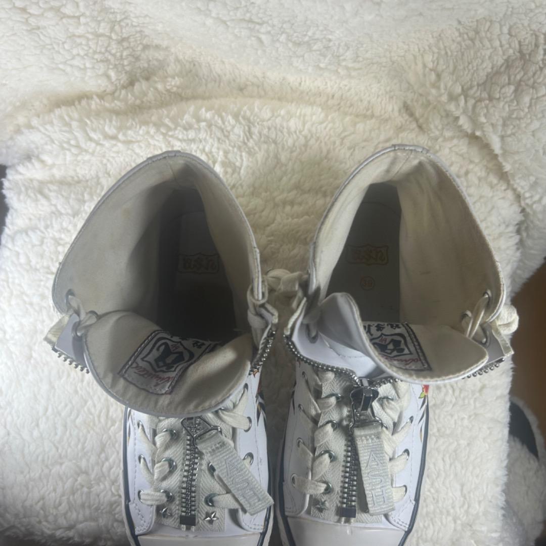 ASH アッシュ バタフライ ハイカットスニーカー　38 23.5〜24.5