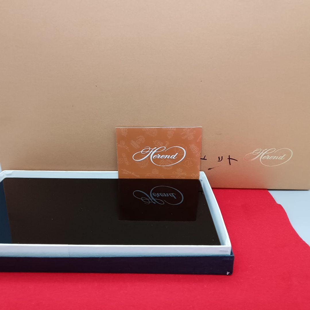 HEREND ヘレンド ヴィクトリアブーケ 雛人形 立ち雛 台座付き