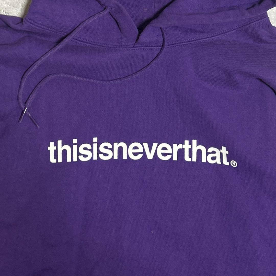 thisisneverthat パーカー ネバザ フーディ パープル XL 紫 - メルカリ