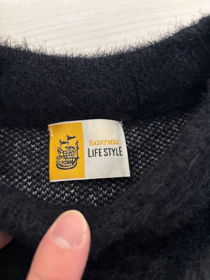 （1点のみ！）セントマイケル ニット 黒 SAINT コムドット