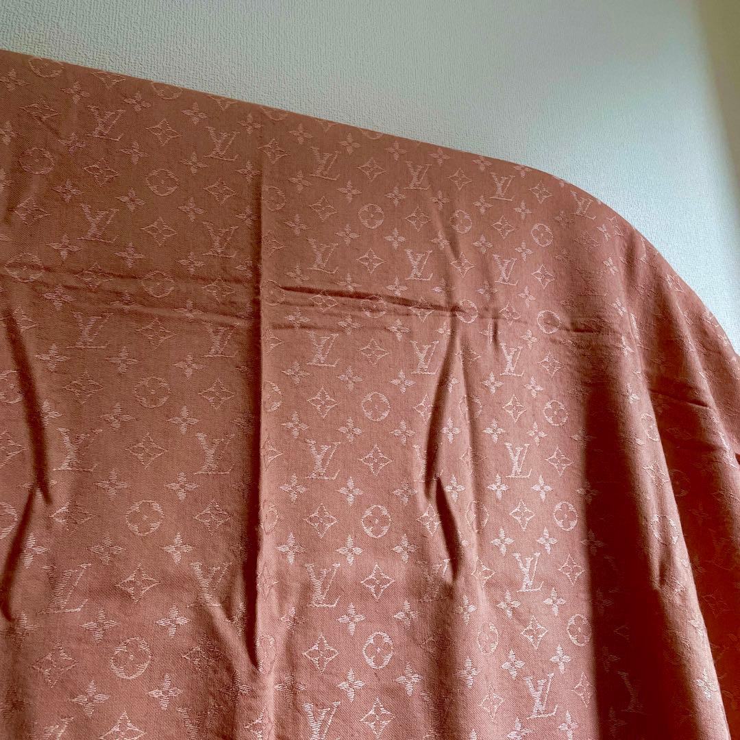 希少ピンク美品Louis Vuitton ストール 大判シルクウール