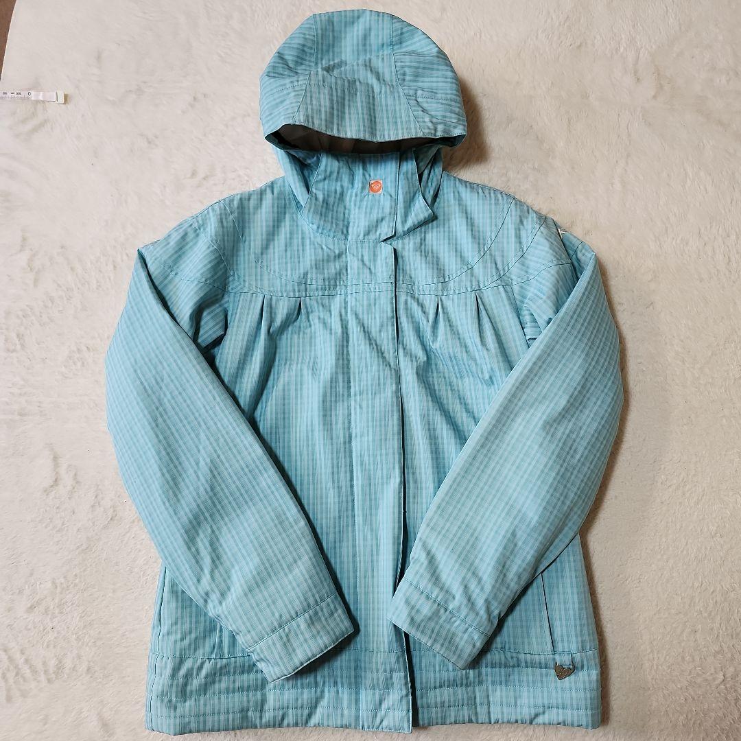 美品★【ROXY】 スノーウェア　 ジャケット　ブルーチェック　M