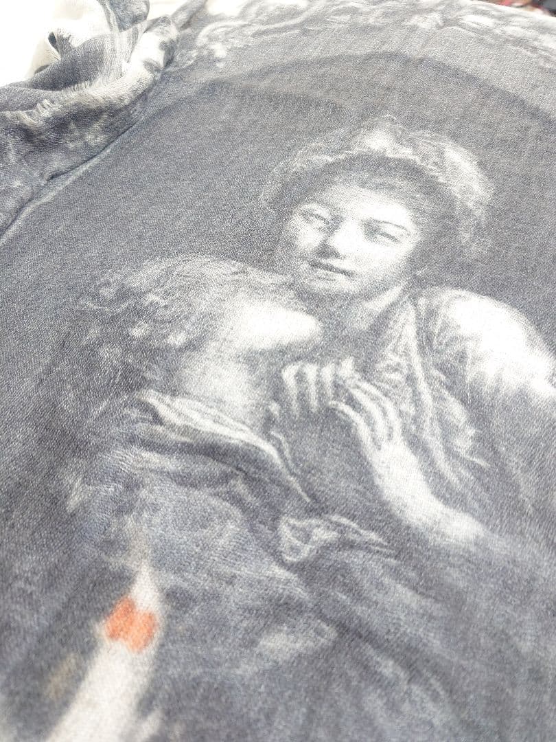 ファリエロ サルティ　Faliero Sarti　ストール　絵画　カシミヤ100