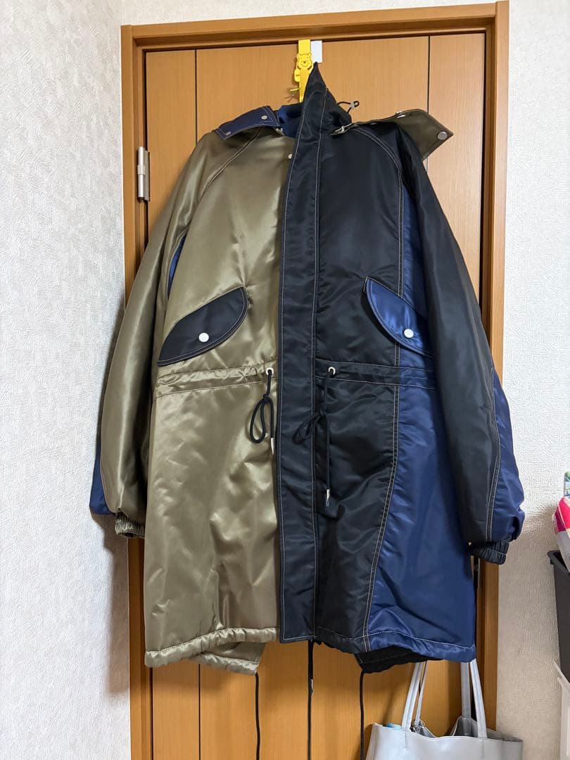 さ*ん様 FENG CHEN WANG マルチカラー パネル コート