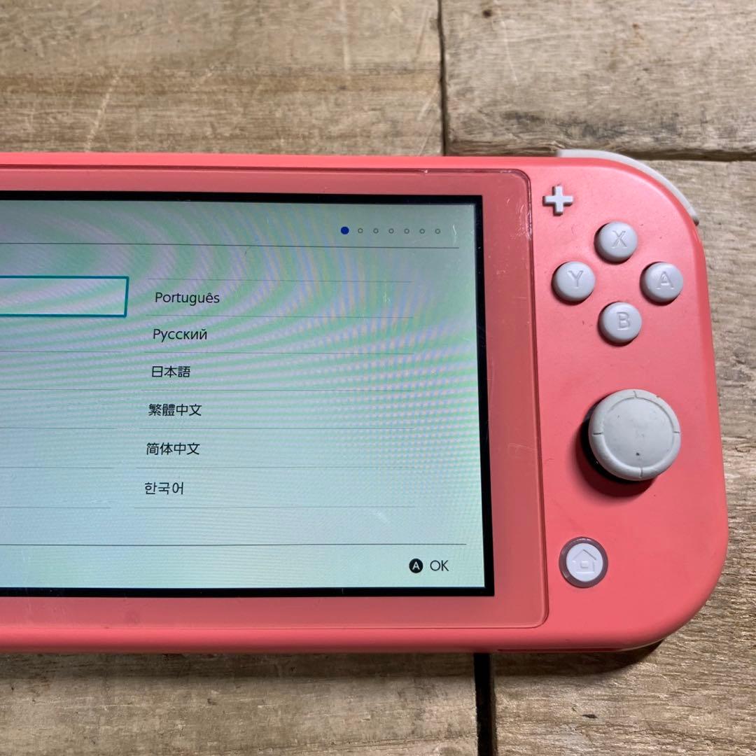 Nintendo Switch Switch lite 本体　ピンク　スティック