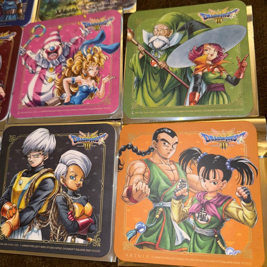 ドラゴンクエスト3 コースター 10枚 コンプリート