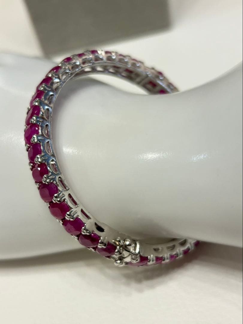 つ*る様 超豪華‼️天然ルビーリングとバングルのセット