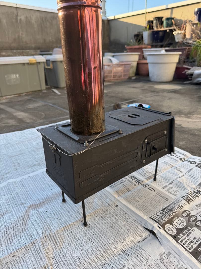 ソロ　薪ストーブ　インサートス　新保製作所