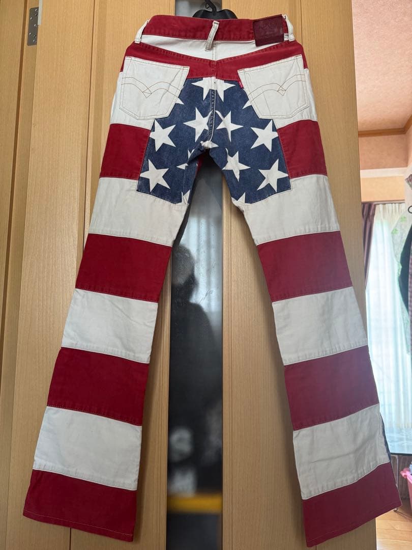 ヒステリックグラマー星条旗柄パンツ