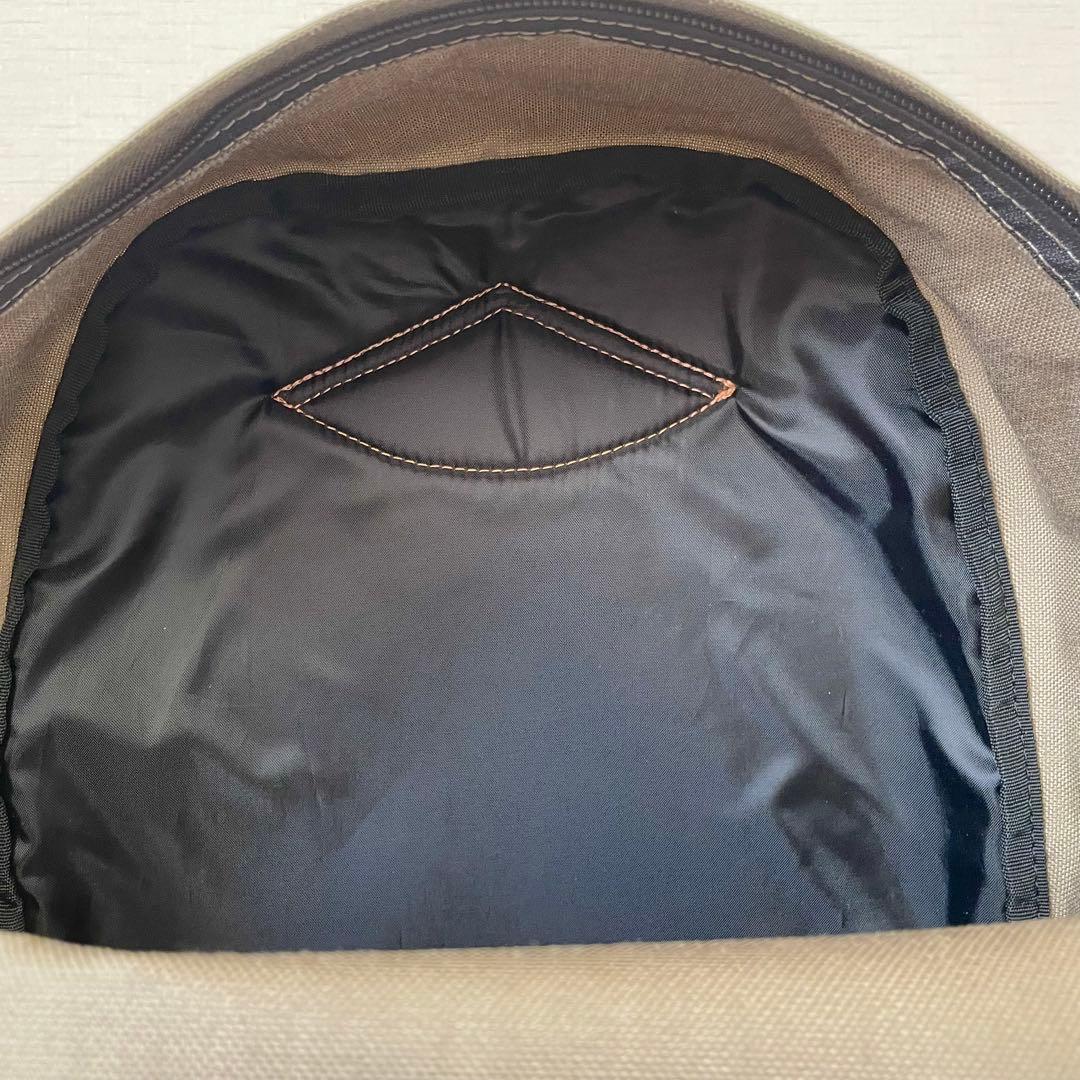 【美品】エルベシャプリエ　946C コーデュラナイロン　デイパックL ベージュ