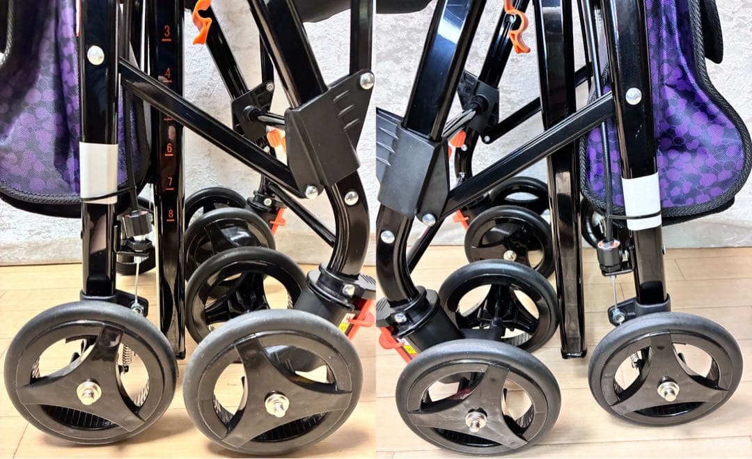 美品 幸和製作所 TacaoF テイコブ 畳める 座れるシルバーカー CPS03