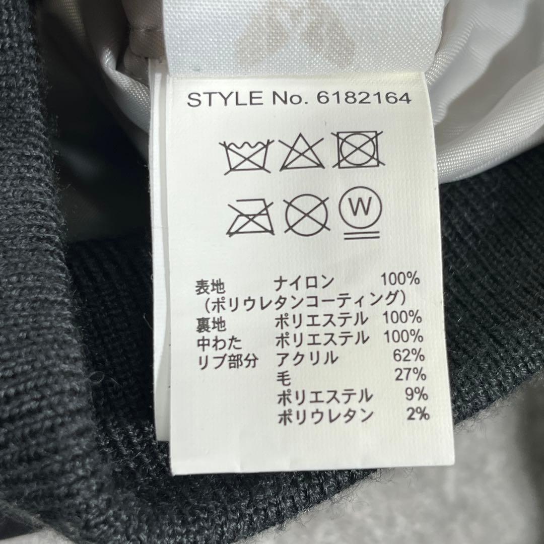 AVIREX STREET GEAR TRACK MA-1 ワッペン　L　黒