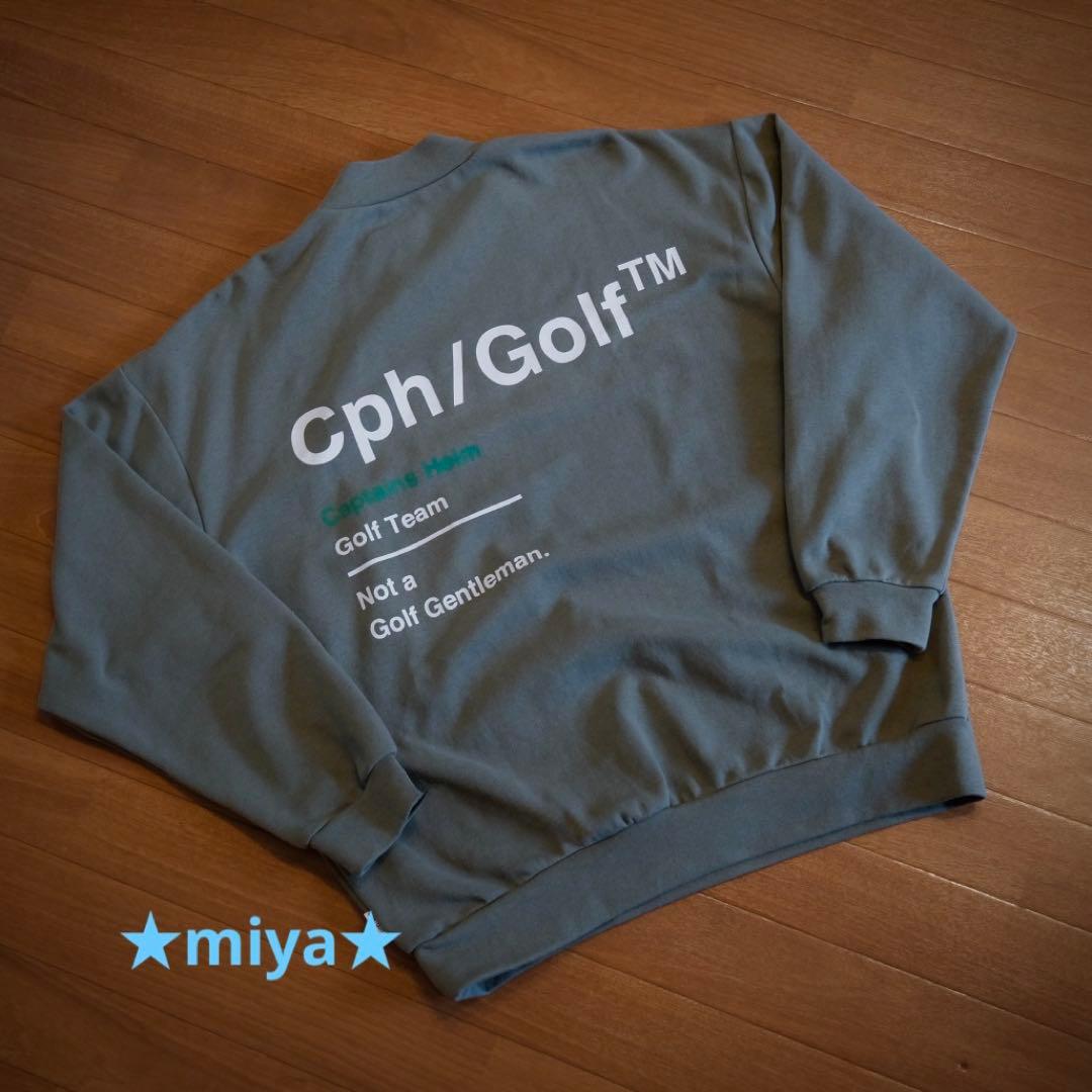 Cph/Golf / SIDE HALF ZIP L/S モックネック TEE