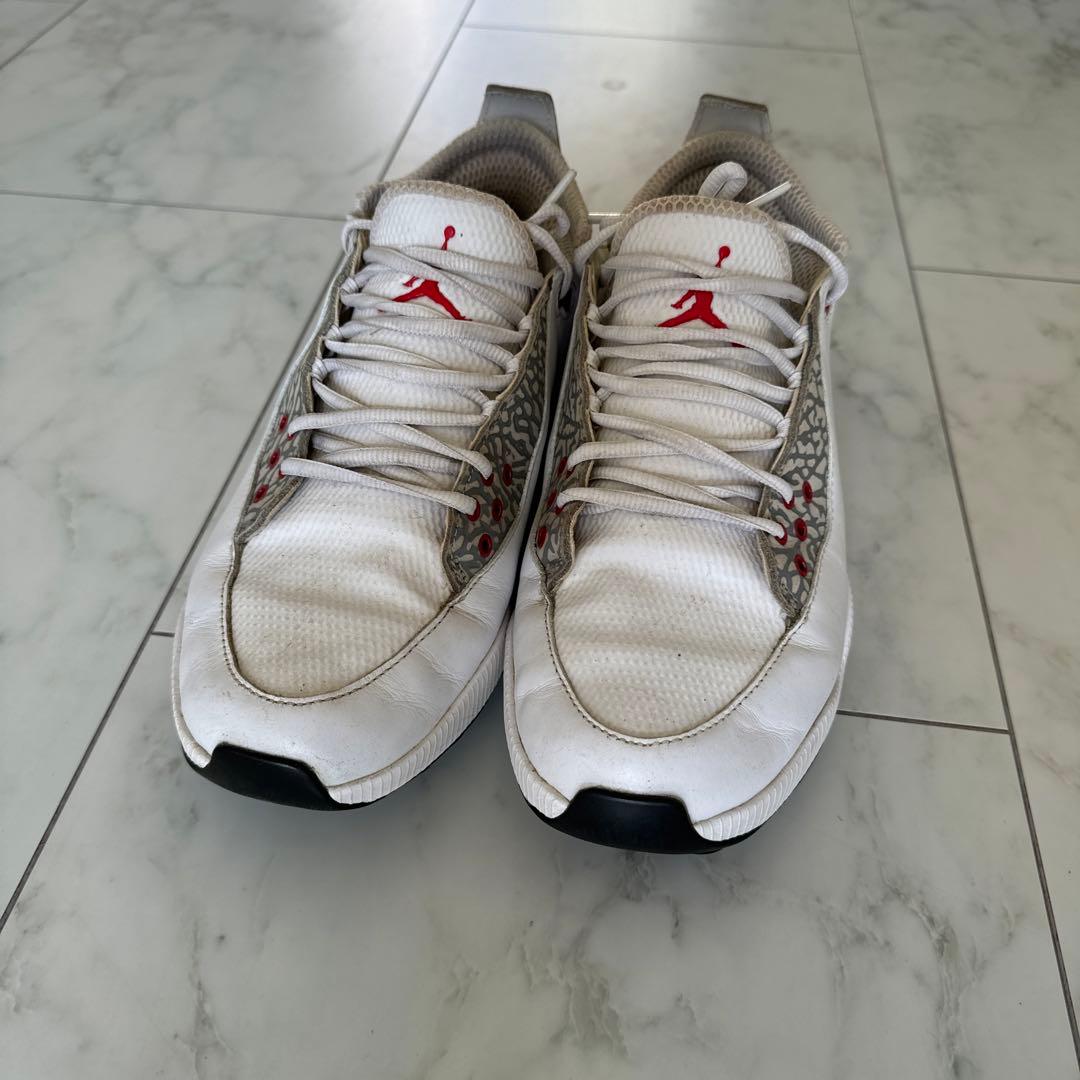 Jordan ゴルフシューズ ホワイト/レッド/グレー - シューズ(男性用)新