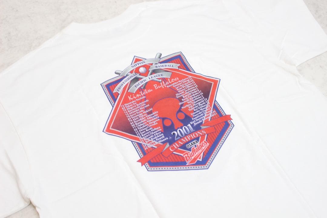 【デッドストック】メンズXL　ヴィンテージ　大阪　近鉄　バファローズ　優勝記念