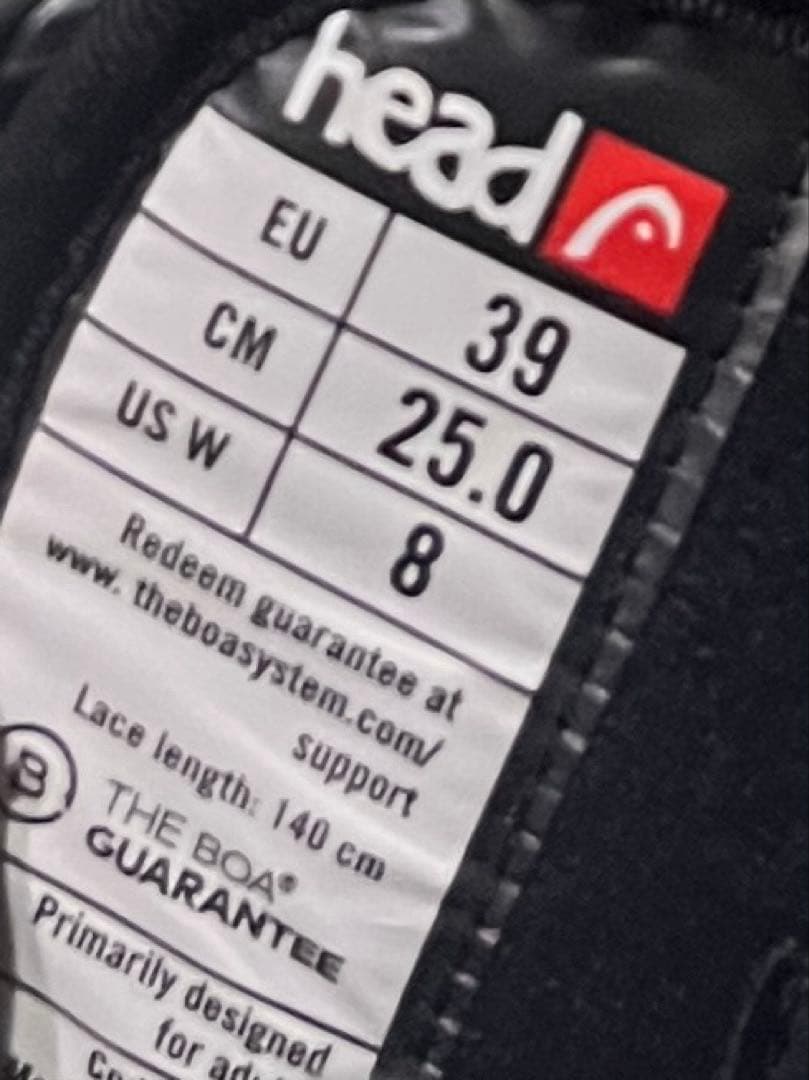 HEAD STRIKE BOA 25センチ　スノーボード　ブーツ　レディース