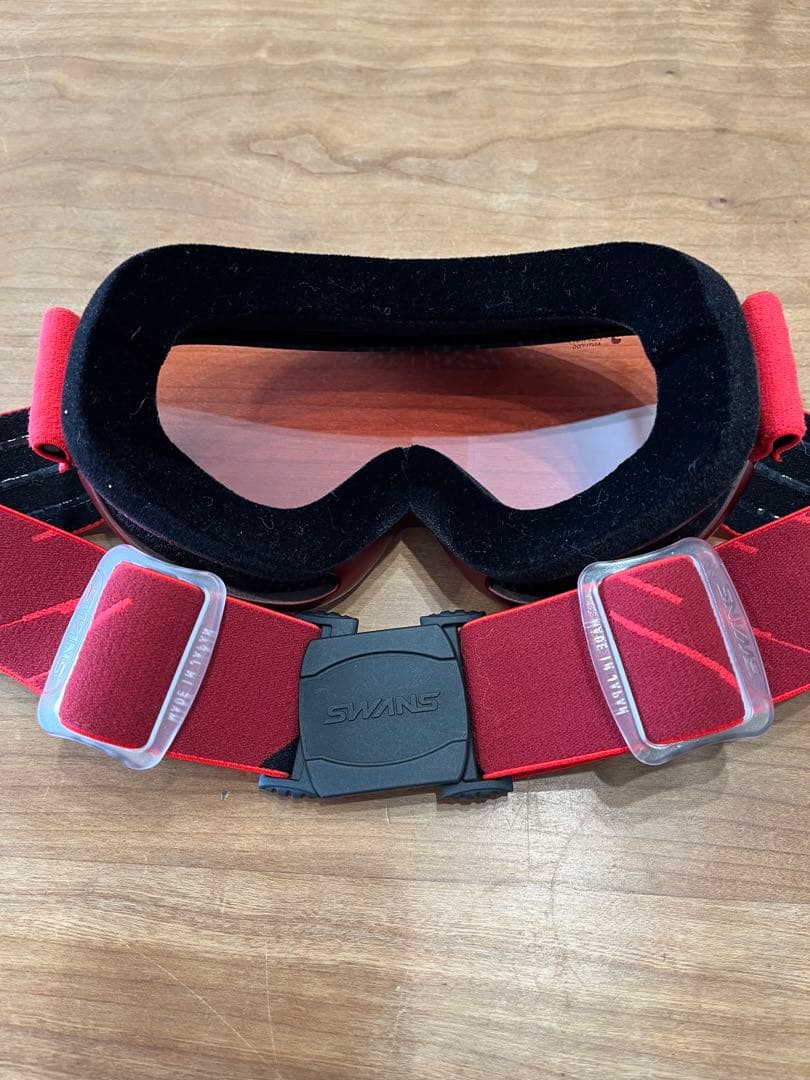 スワンズ　スノーゴーグル 赤
