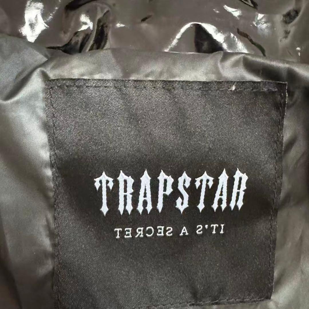 新品 TRAPSTAR 光沢ブラック ダウンジャケット Mサイズ n - メルカリ