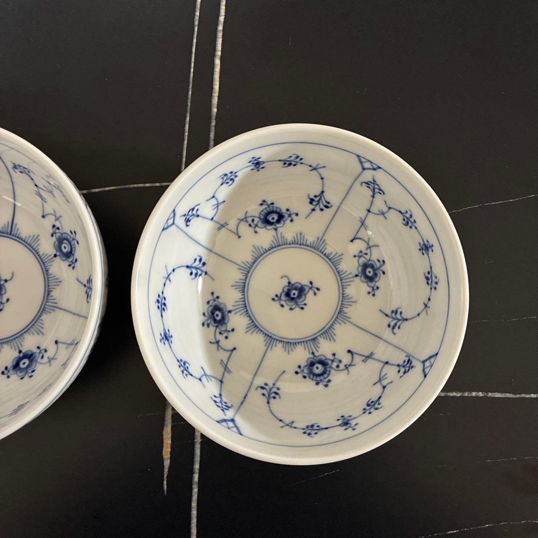 ロイヤルコペンハーゲン ブルーフルーテッド プレイン　ボウル　13センチ2個