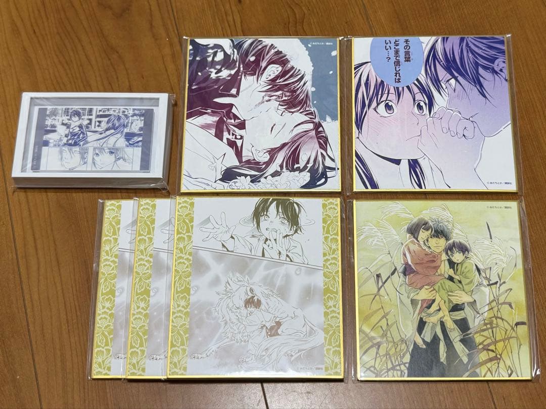 ノラガミ 推しちゃれ くじ E賞 ミニ色紙 E16 E11 ノラガミ 推しちゃれ くじ