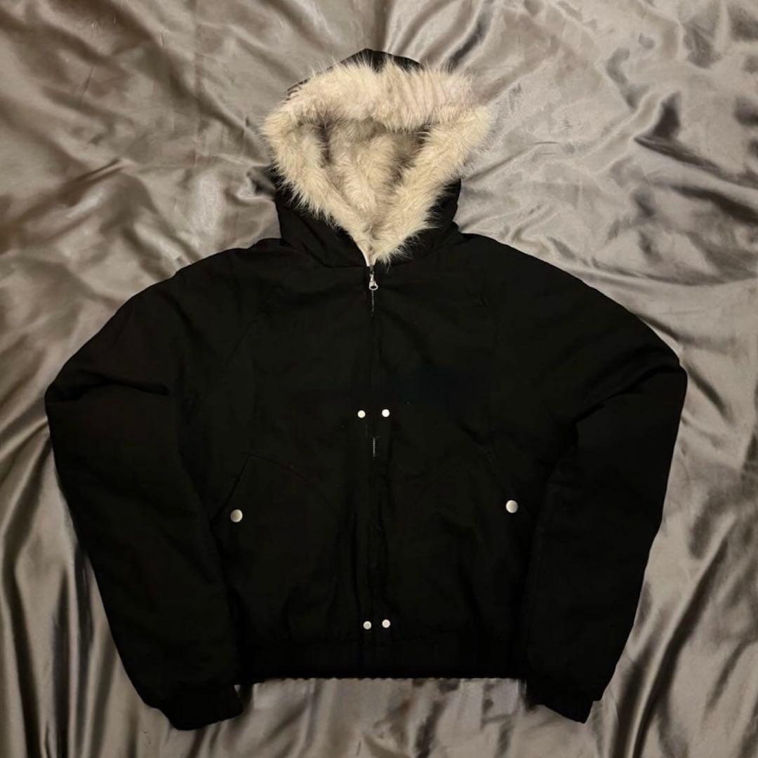 即日発送】短丈 ファージャケット fur jacket opium y2k - メルカリ