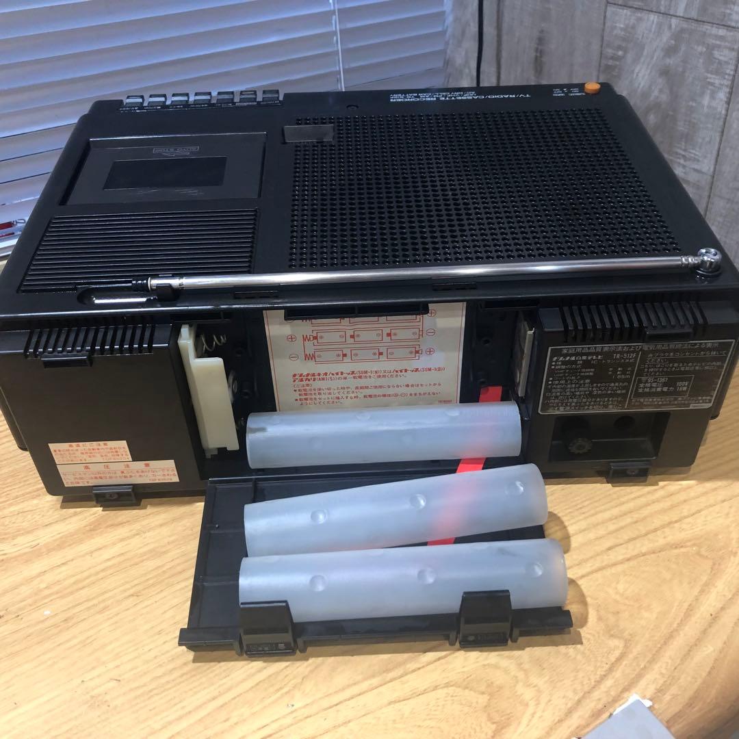 ナショナルTv ラジオカセ　TR-512F