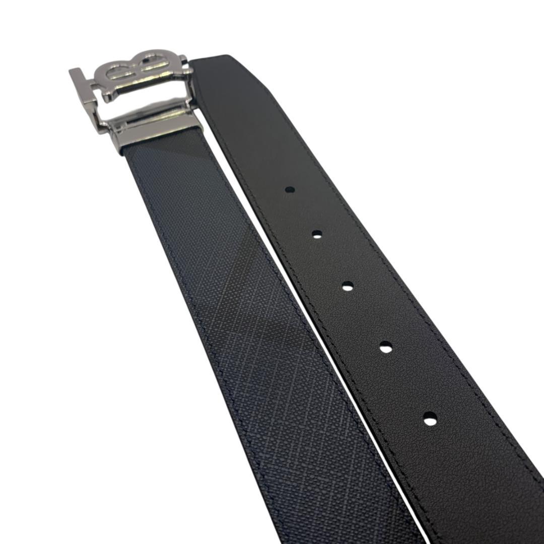 美品★Burberry　バーバリー　ベルト　リバーシブル 92-102cm