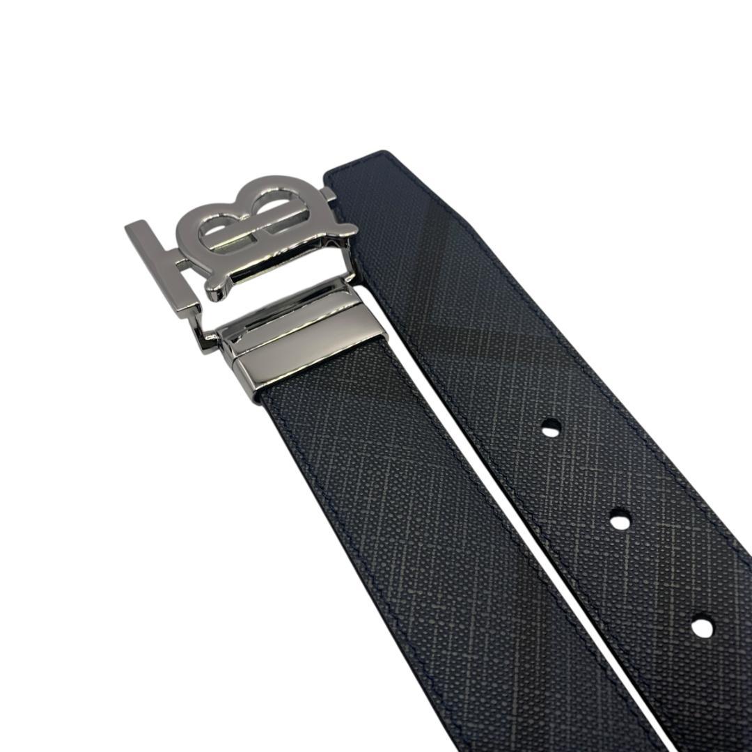 美品★Burberry　バーバリー　ベルト　リバーシブル 92-102cm