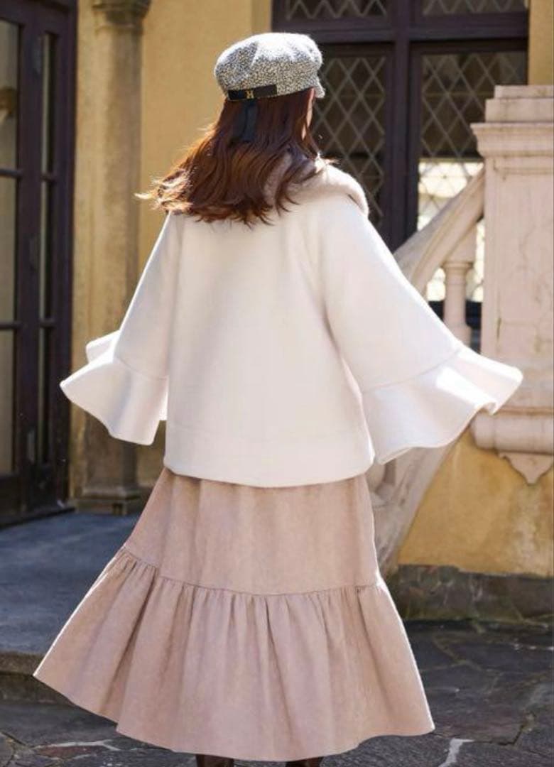 極美品✨Herlipto Faux Fur Tippet Coat M コート