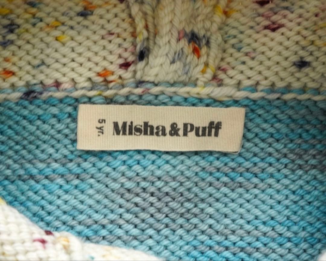 ワンピース misha&puff ruffle tunic dress Lake 5y