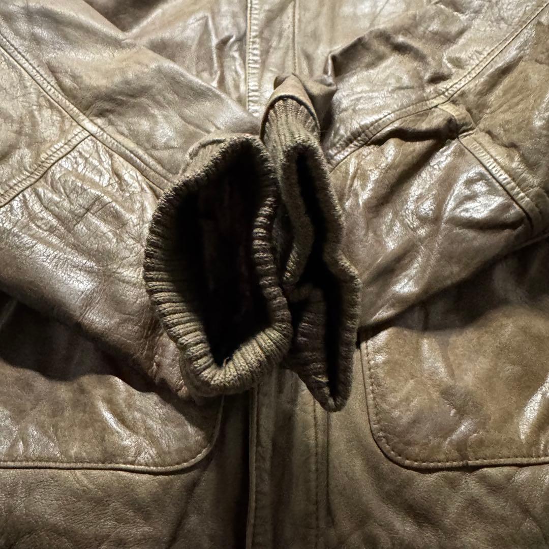 【90s vintage】A-2 leather flight jkt 短丈