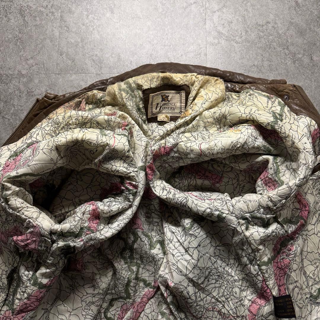 【90s vintage】A-2 leather flight jkt 短丈