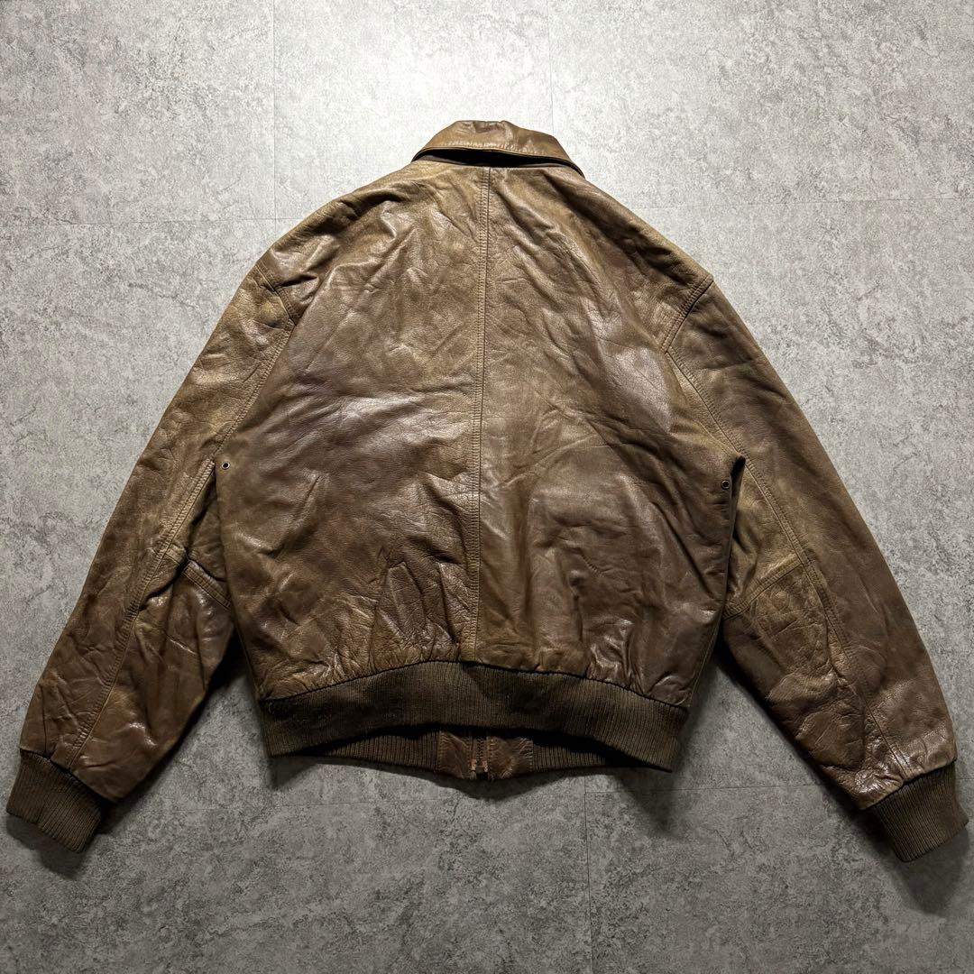 【90s vintage】A-2 leather flight jkt 短丈