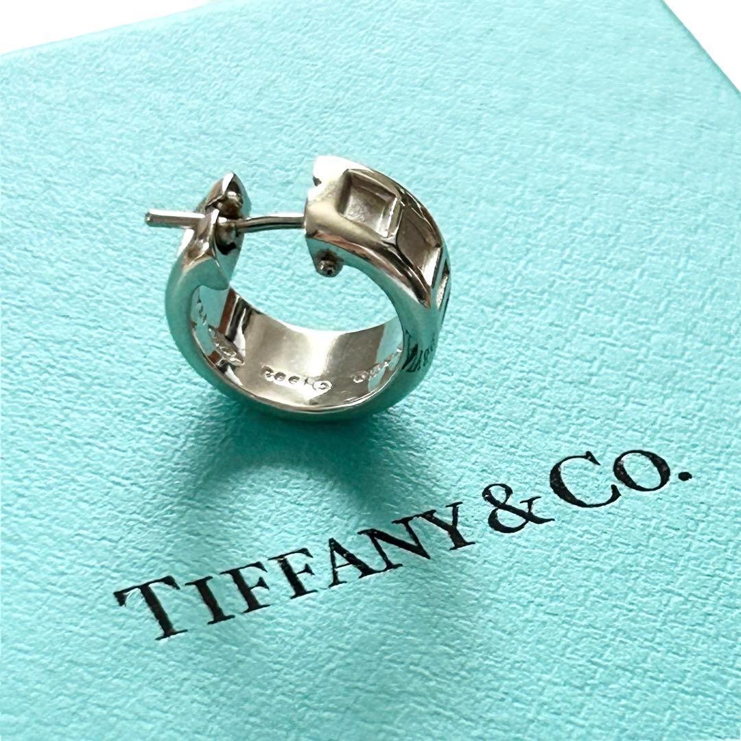 【美品】オールドティファニー アトラス フープ 片耳 ピアス シルバー925